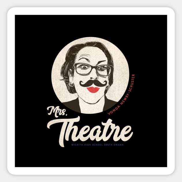 Mrs. Theatre Sticker by tdilport